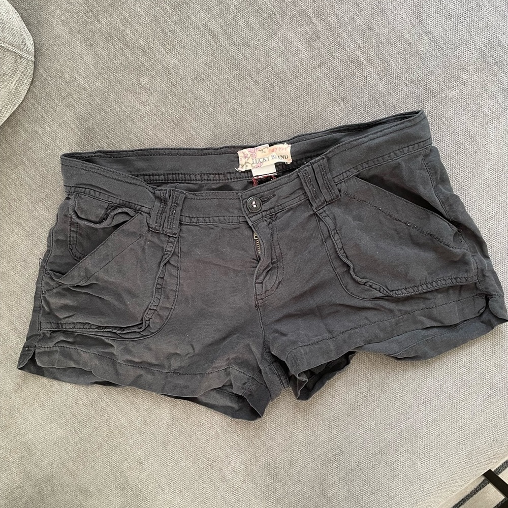 Vintage Lucky Brand Micro Low Rise Cargo Shorts